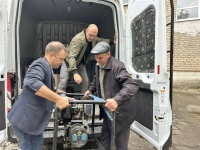 Роман Карасев продолжает работу по оказанию гуманитарной помощи образовательным учреждениям Донбасса