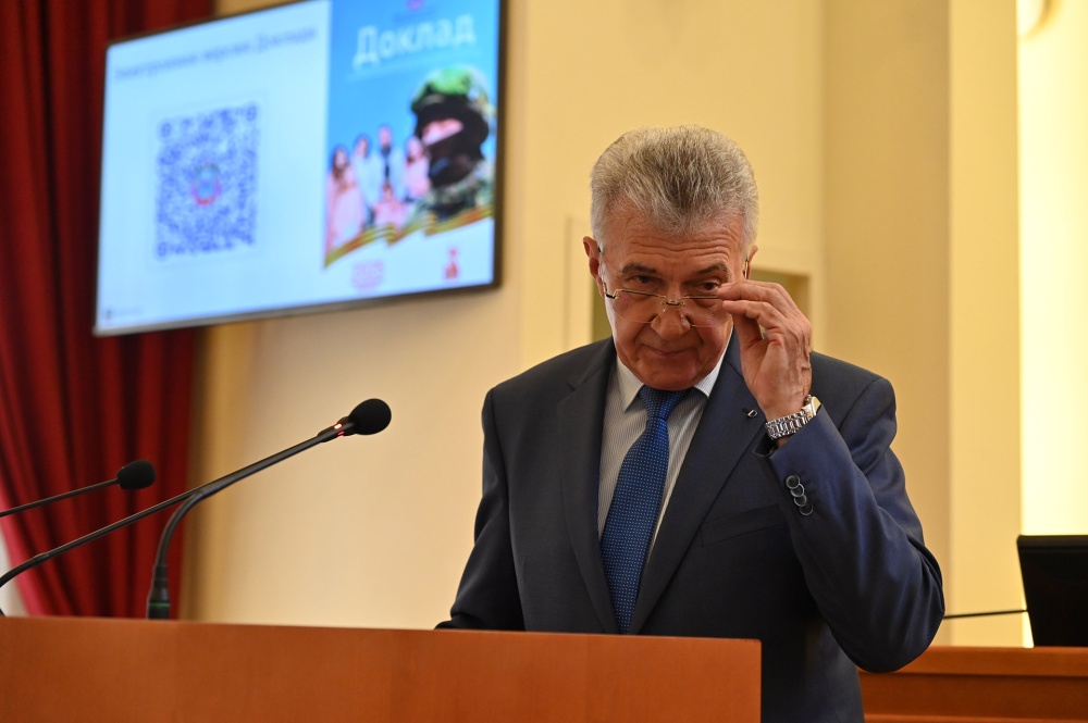 Вячеслав Кущёв представил ежегодный доклад о деятельности палаты и развитии гражданского общества в 2024 году