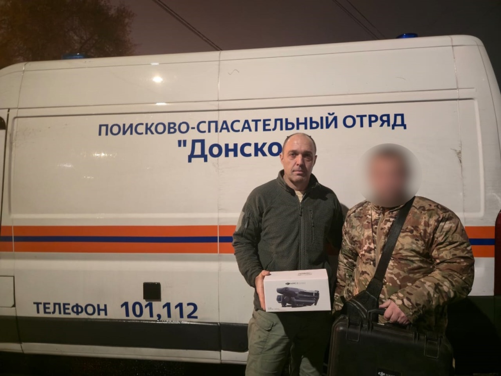 Роман Карасев принял участие в доставке гуманитарного груза бойцам