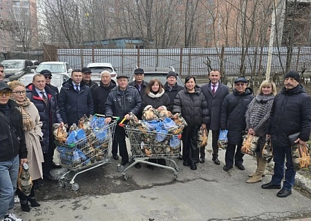Гуманитарная помощь воинам, находящимся на лечении в госпитале
