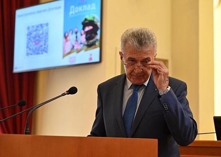 Вячеслав Кущёв представил ежегодный доклад о деятельности палаты и развитии гражданского общества в 2024 году