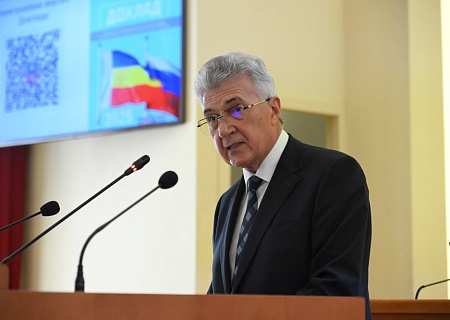 Вячеслав Кущев представил Законодательному Собранию Ростовской области ежегодный доклад о деятельности Общественной палаты