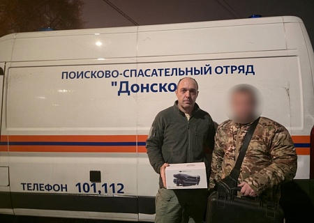 Роман Карасев принял участие в доставке гуманитарного груза бойцам